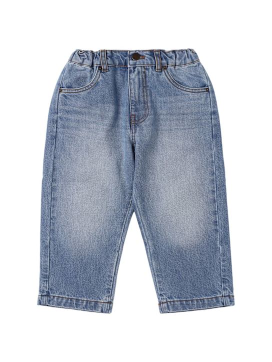 Main Story: Organic cotton jeans - Blue - kids-boys_0 | Luisa Via Roma