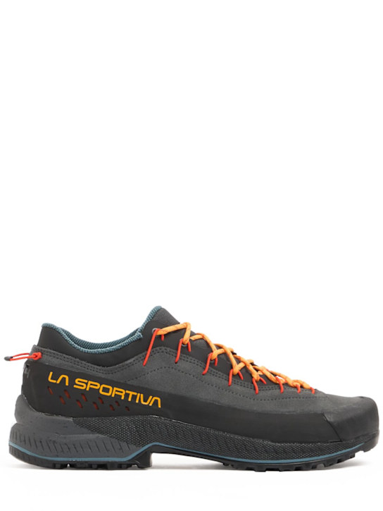 LA SPORTIVA: TX4 Evo sneakers - Carbon/Papaya - men_0 | Luisa Via Roma