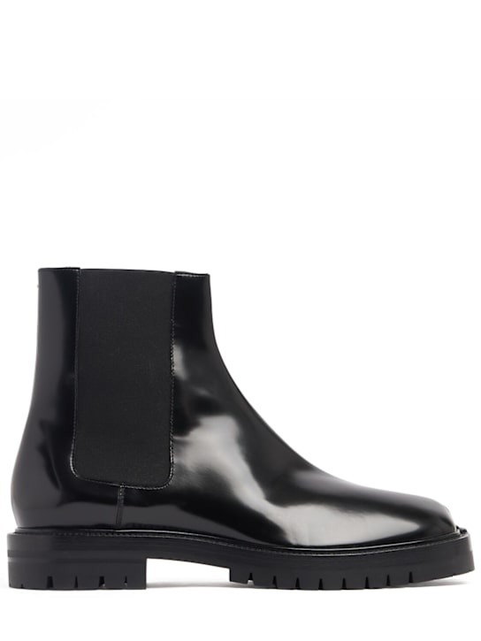 Maison Margiela: Tabi county Chelsea boots - Black - men_0 | Luisa Via Roma
