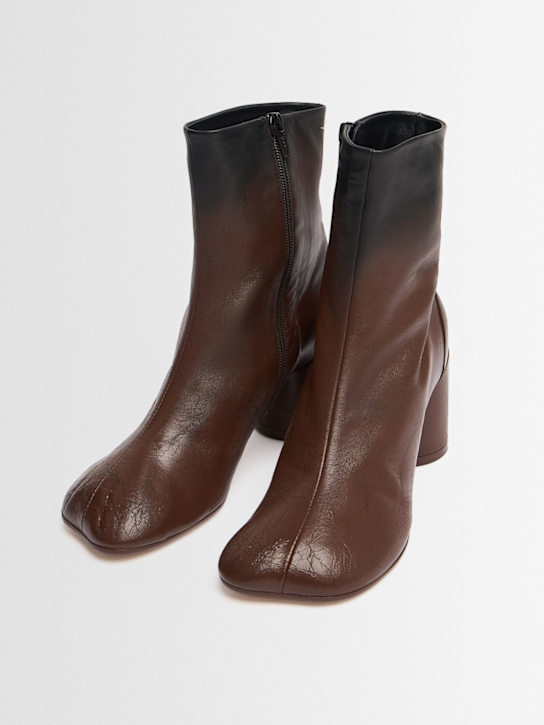 MM6 Maison Margiela: Stivaletti in vernice 70mm - women_1 | Luisa Via Roma