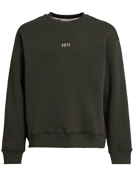 SOTF: Standard crewneck sweatshirt - アーミーグリーン - men_0 | Luisa Via Roma