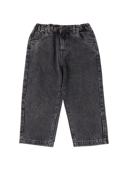 Main Story: Cotton denim jeans - ブラック - kids-boys_0 | Luisa Via Roma