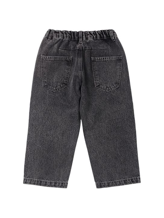 Main Story: Cotton denim jeans - ブラック - kids-boys_1 | Luisa Via Roma