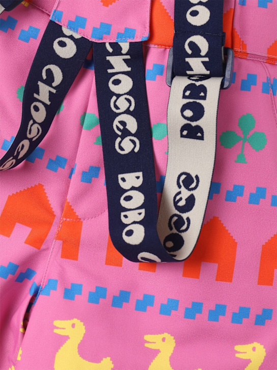 Bobo Choses: 再生滑雪裤 - 粉色 - kids-girls_1 | Luisa Via Roma