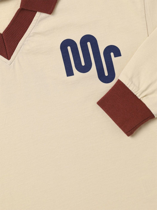 Main Story: Cotton piquet polo shirt - Beige - kids-boys_1 | Luisa Via Roma