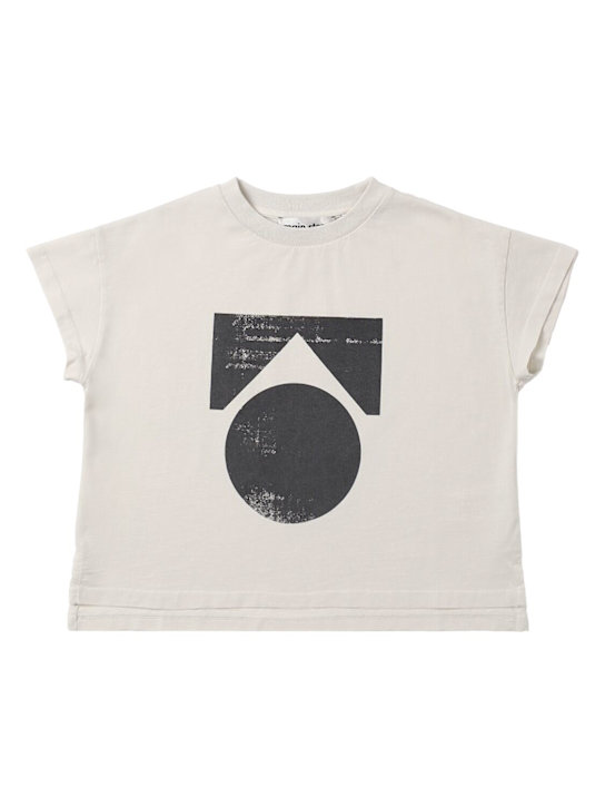 Main Story: Organic cotton t-shirt - White - kids-boys_0 | Luisa Via Roma