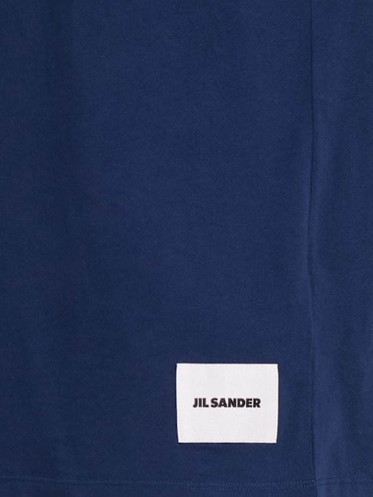 Jil Sander: Pack of 3 Plus cotton t-shirts - men_1 | Luisa Via Roma