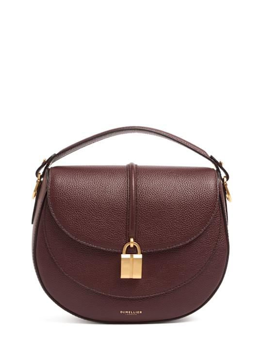 DeMellier: The Siena grain leather saddle bag - women_0 | Luisa Via Roma