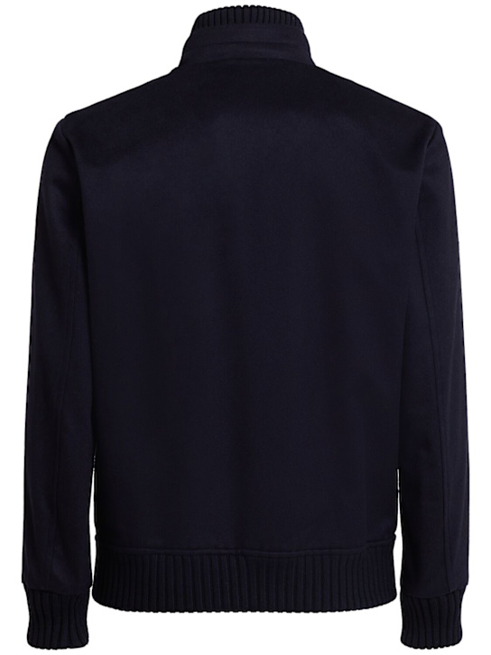 Kired: Ronde 2 cashmere casual jacket - ブルー - men_1 | Luisa Via Roma