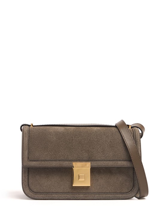 DeMellier: The Paris Crossbody suede bag - women_0 | Luisa Via Roma