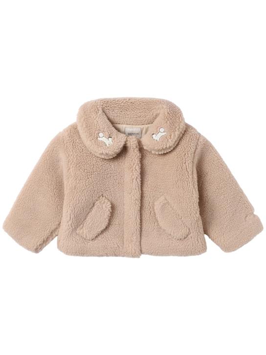 Donsje: Teddy jacket - Beige - kids-girls_0 | Luisa Via Roma