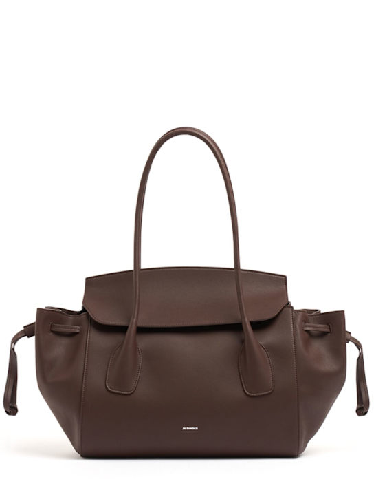 Jil Sander: Small Voyage soft leather bag - women_0 | Luisa Via Roma
