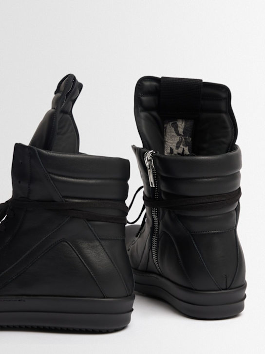 Geobasket high top leather sneakers - Rick Owens - Men  | Luisaviaroma