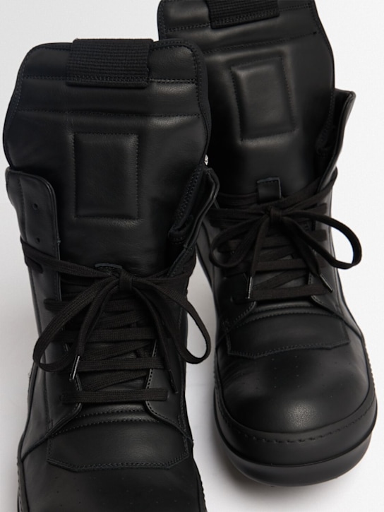 Geobasket high top leather sneakers - Rick Owens - Men  | Luisaviaroma
