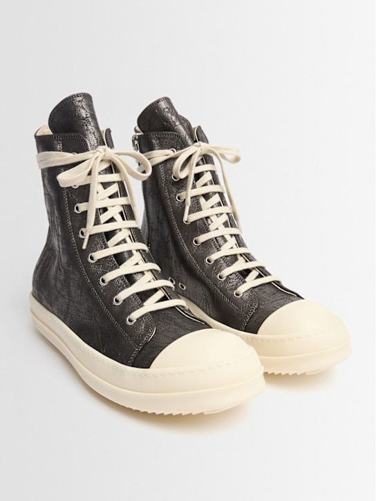 Rick Owens DRKSHDW: Low top sneakers - Bronze/Milk - men_1 | Luisa Via Roma