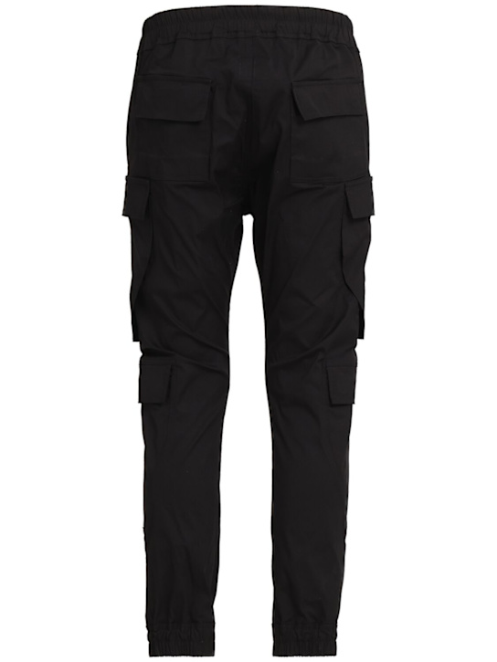 Rick Owens: Mastdon megacargo cotton pants - Black - men_1 | Luisa Via Roma