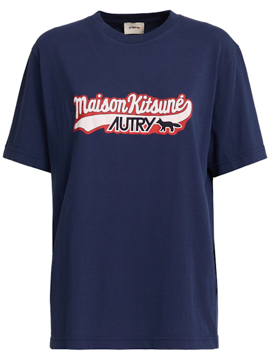 Autry: Maison Kitsuné Short Sleeve t t-shirt - women_0 | Luisa Via Roma