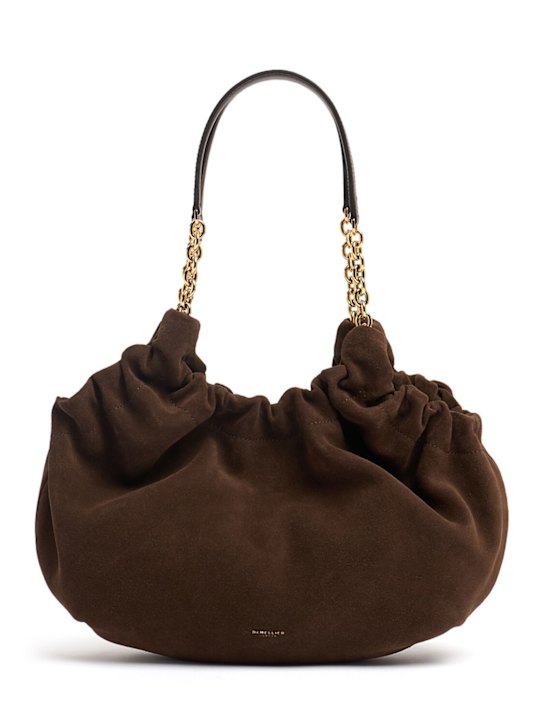 DeMellier: The Midi Miami suede shoulder bag - Mocha/Mocha - women_0 | Luisa Via Roma