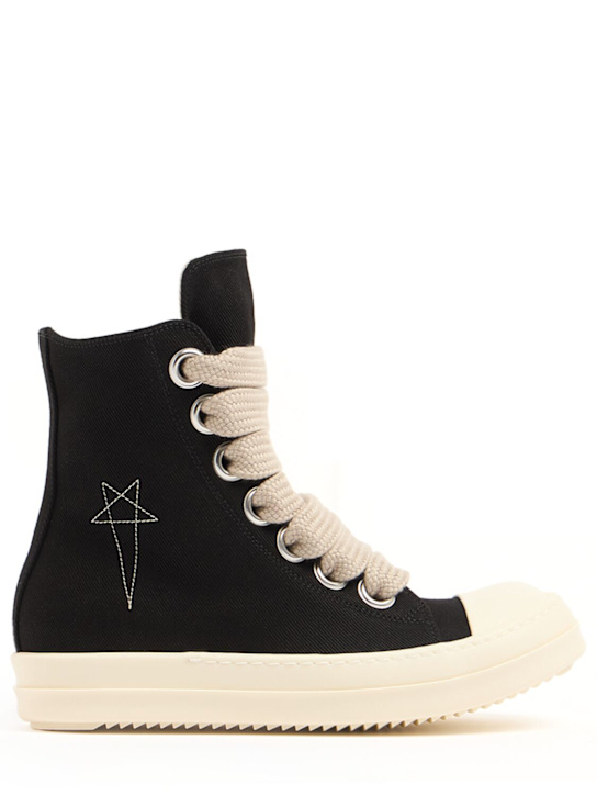 Rick Owens DRKSHDW: 35mm Sneaks Jumbolace high top sneakers - women_0 | Luisa Via Roma