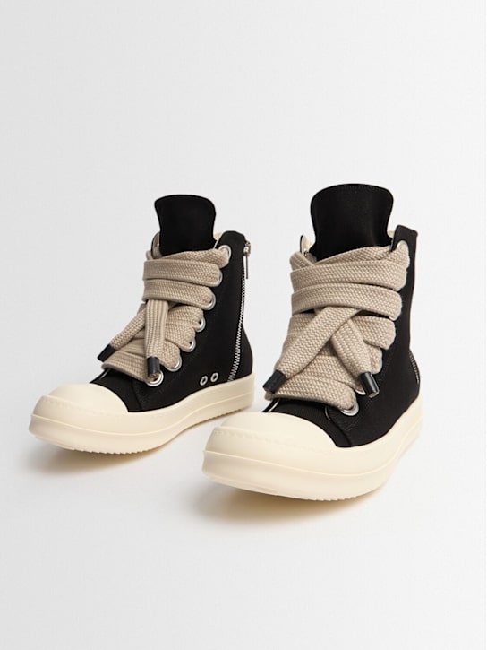 Rick Owens DRKSHDW: 35mm Sneaks Jumbolace high top sneakers - women_1 | Luisa Via Roma