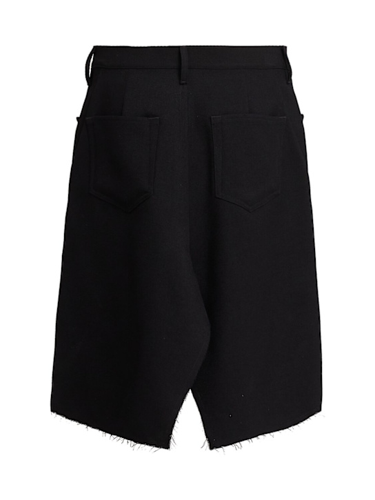 Rick Owens: Gonna in lana - Nero - men_1 | Luisa Via Roma