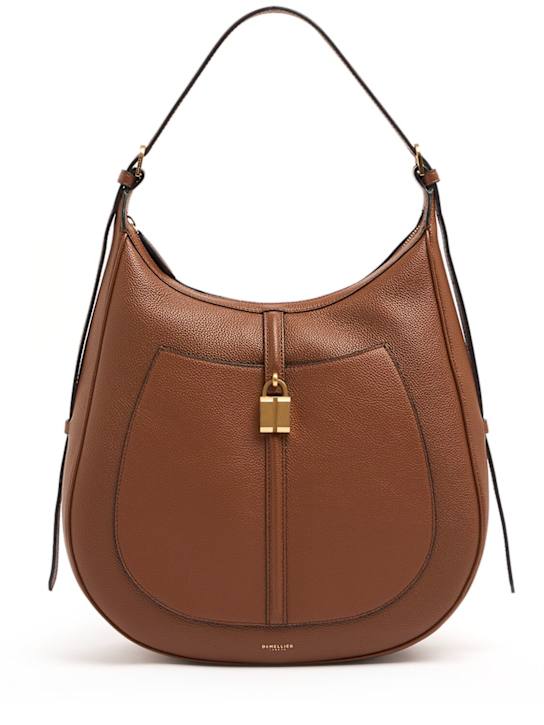 DeMellier: The Siena grain leather hobo bag - women_0 | Luisa Via Roma