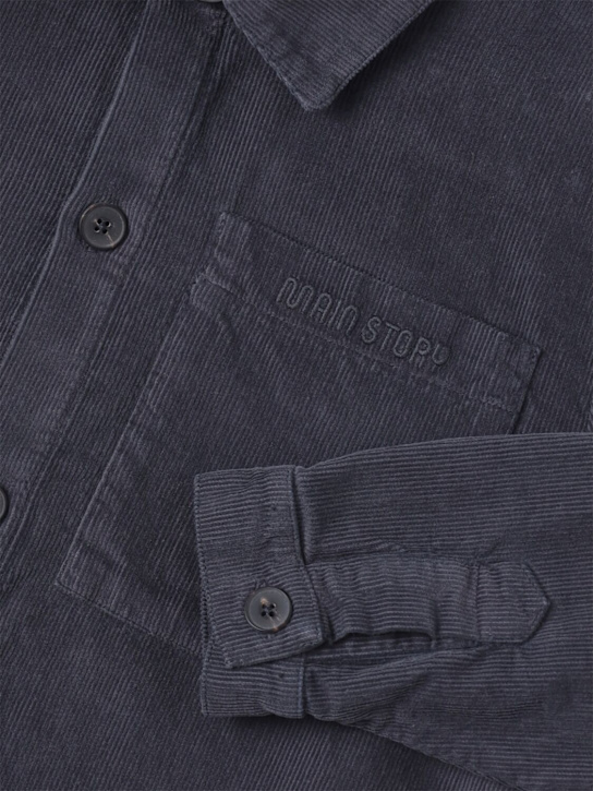 Main Story: Organic cotton shirt - Blue - kids-boys_1 | Luisa Via Roma