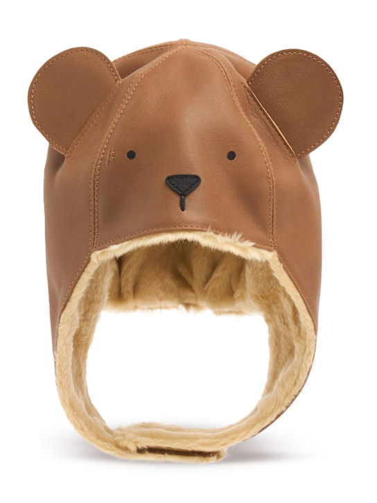 Donsje: Cappello in shearling - Marrone - kids-girls_0 | Luisa Via Roma