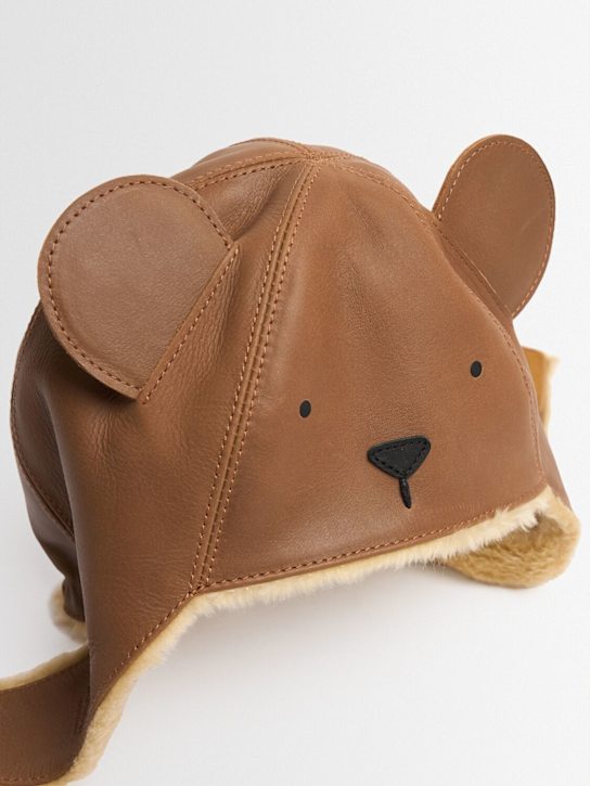 Donsje: Cappello in shearling - Marrone - kids-girls_1 | Luisa Via Roma