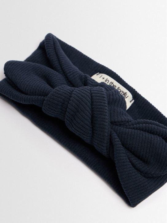 1 + IN THE FAMILY: Wool blend knit headband - ブルー - kids-girls_1 | Luisa Via Roma