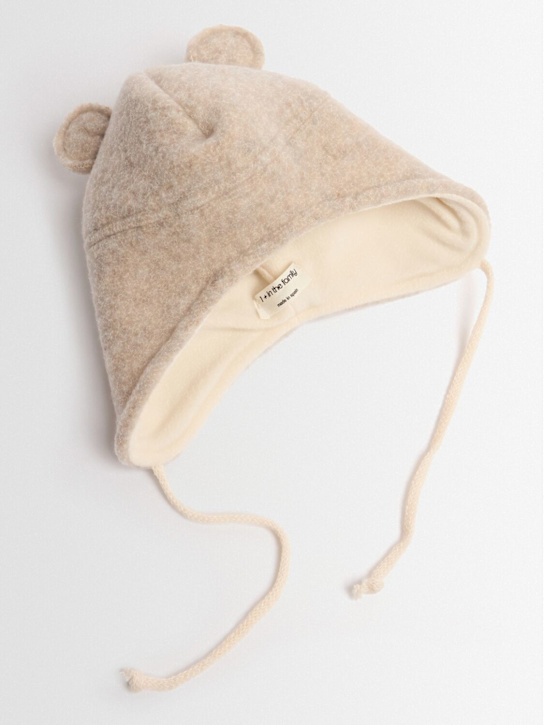 1 + IN THE FAMILY: Wool blend hat w/ears - Beige - kids-boys_1 | Luisa Via Roma