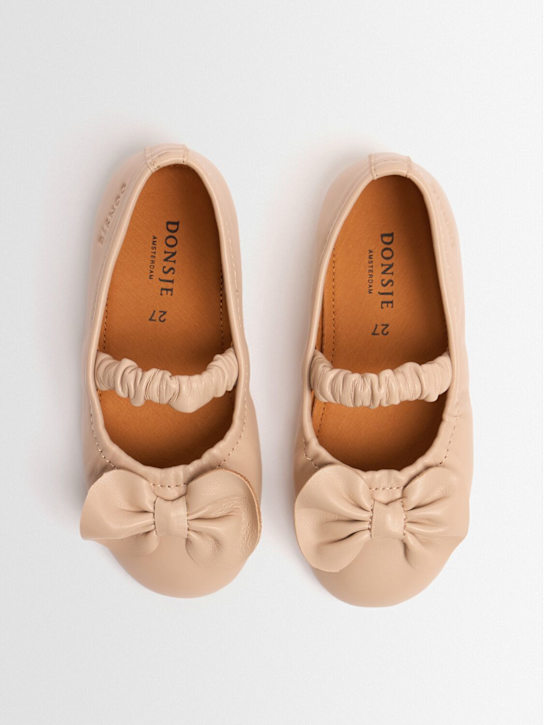 Donsje: Leather ballerinas - Pink - kids-girls_1 | Luisa Via Roma