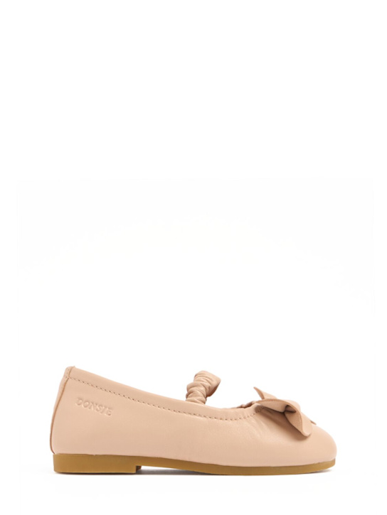 Donsje: Leather ballerinas - Pink - kids-girls_0 | Luisa Via Roma