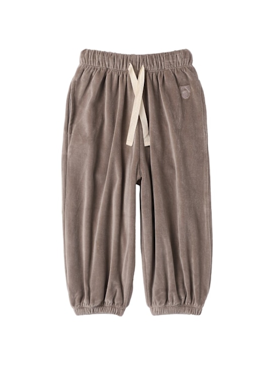 Main Story: Pantaloni in felpa di cotone organico - Grigio - kids-girls_0 | Luisa Via Roma