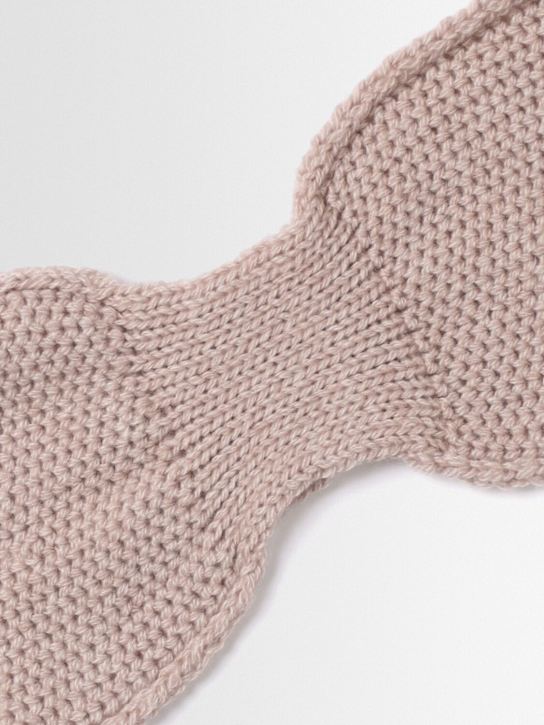 1 + IN THE FAMILY: 羊毛混纺针织围巾 - 卡其色 - kids-girls_1 | Luisa Via Roma