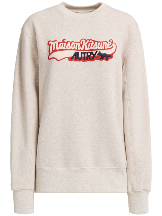Autry: Maison Kitsuné crewneck sweatshirt - women_0 | Luisa Via Roma
