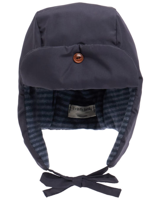 1 + IN THE FAMILY: Poly padded hat w/laces - ブルー - kids-girls_0 | Luisa Via Roma