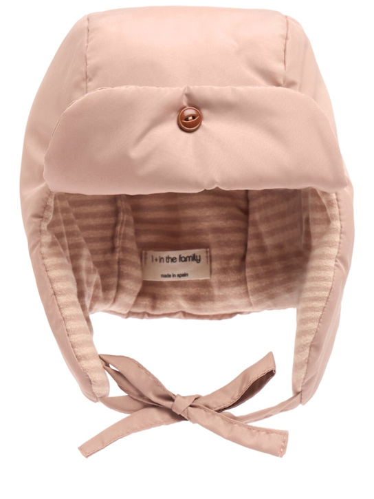 1 + IN THE FAMILY: Poly padded hat w/laces - ピンク - kids-girls_0 | Luisa Via Roma