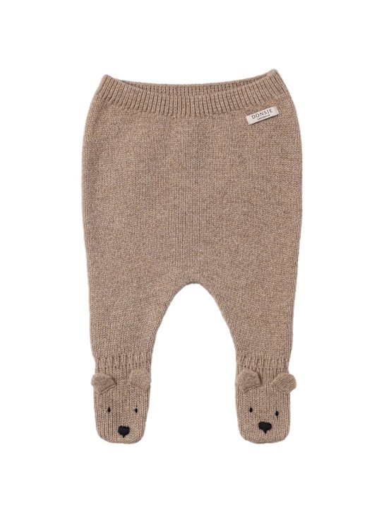 Donsje: Wool leggings - ブラウン - kids-girls_0 | Luisa Via Roma