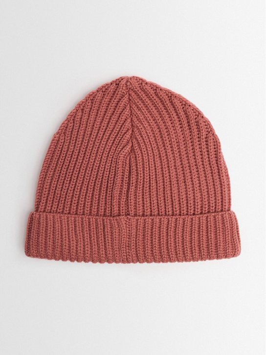 Marni Junior: Wool blend knit beanie - ピンク - kids-girls_1 | Luisa Via Roma
