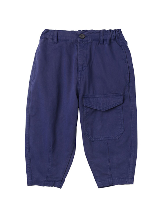 Main Story: Organic cotton cargo pants - ブルー - kids-boys_0 | Luisa Via Roma