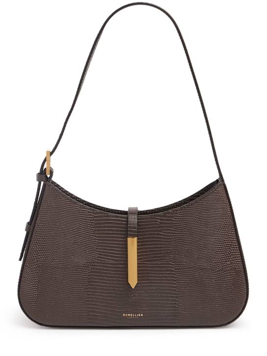 DeMellier: The Tokyo embossed leather shoulder bag - women_0 | Luisa Via Roma