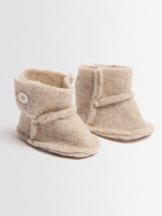 1 + IN THE FAMILY: Babbucce in misto lana - Beige - kids-girls_1 | Luisa Via Roma