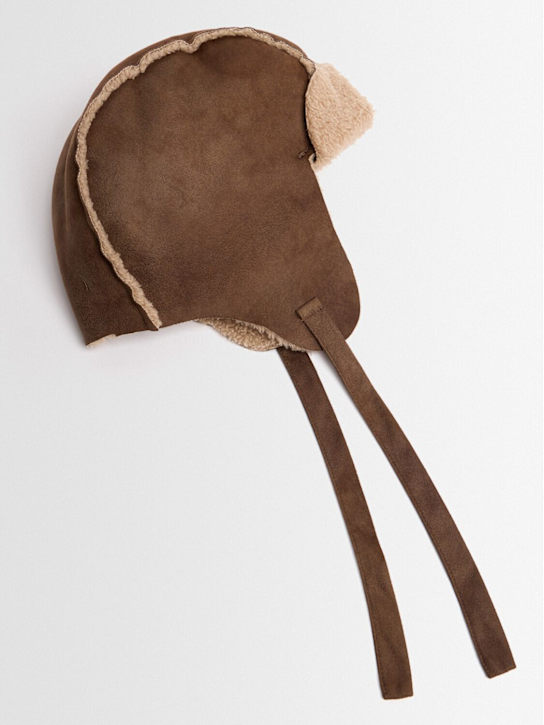 1 + IN THE FAMILY: Cappello in teddy con laccini - kids-girls_1 | Luisa Via Roma