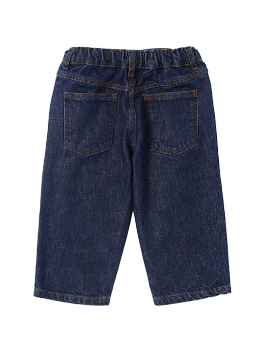 Main Story: Pantaloni in cotone organico - Blu - kids-girls_1 | Luisa Via Roma