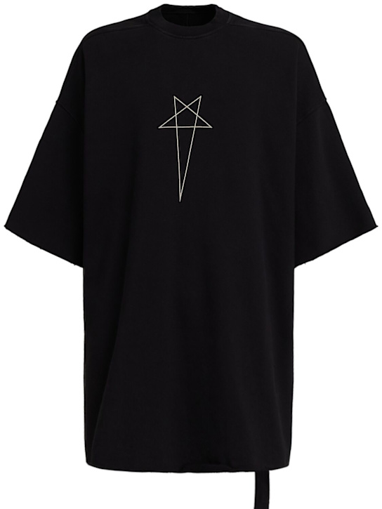 Rick Owens DRKSHDW: Pentagram tommy t-shirt - men_0 | Luisa Via Roma