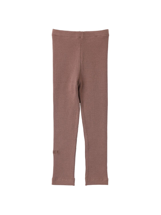 Donsje: Maglia in lana con ricami - Marrone - kids-girls_0 | Luisa Via Roma