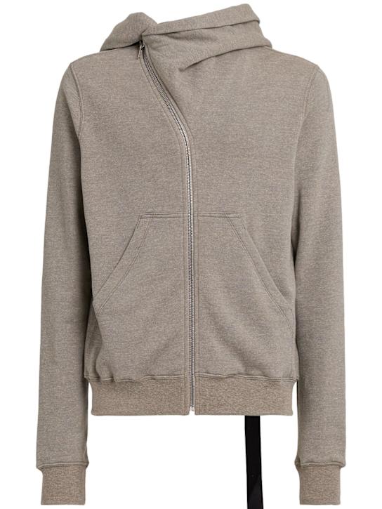 Mountain hooded cotton blend sweatshirt - Rick Owens DRKSHDW - Men