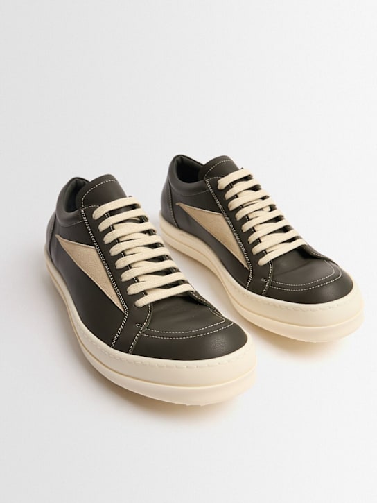 Rick Owens: Vintage sneakers - Bosco/Milk/Milk - men_1 | Luisa Via Roma