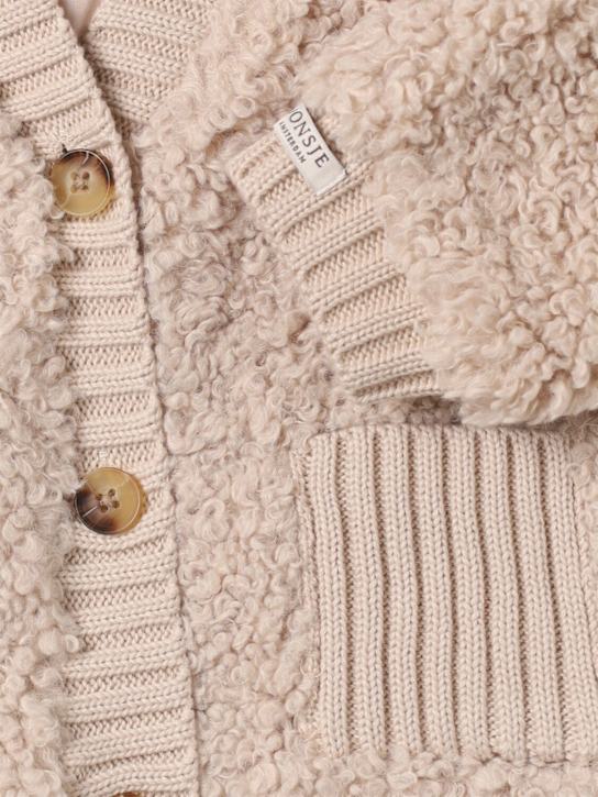 Donsje: Teddy jacket - Beige - kids-boys_1 | Luisa Via Roma